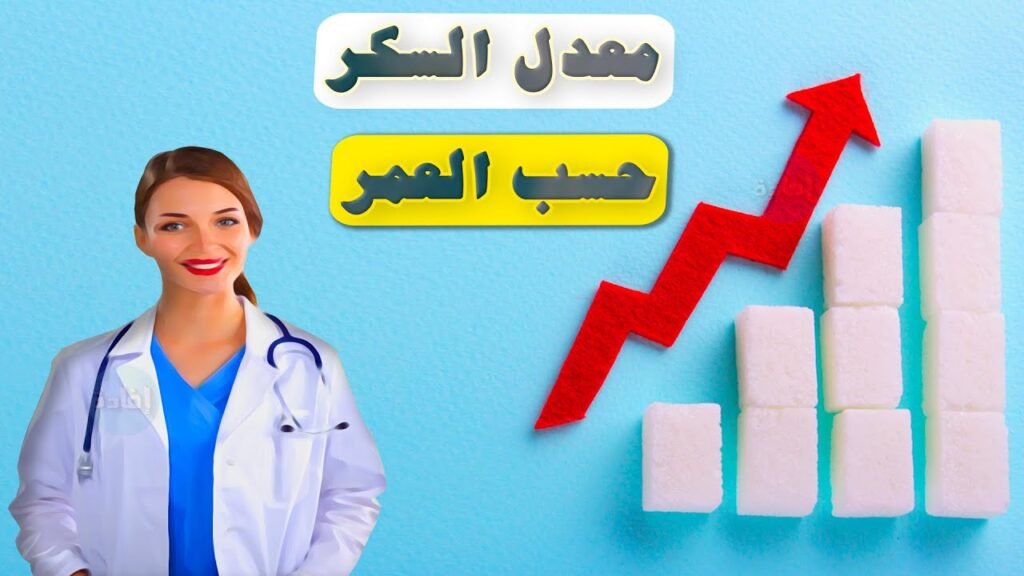 جدول معدل السكر حسب العمر